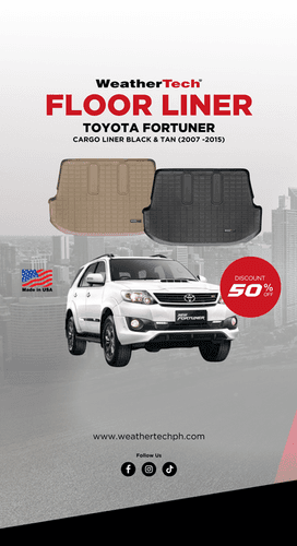 Cargoliner WeatherTech — Fortuner Dubai 2017+